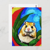 Carte postale Cute Hamster (Devant / Derrière)