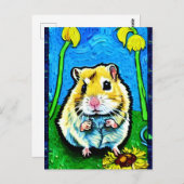 Carte postale Cute Hamster (Devant / Derrière)