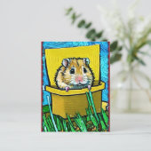 Carte postale Cute Hamster (Debout devant)