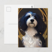 Carte postale Cute Havanais Chien Chien (Devant / Derrière)