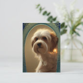 Carte postale Cute Havanais Chien Chien (Debout devant)