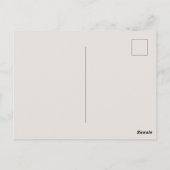 Carte Postale Cute hiking fox lovers customizable (Dos)