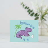 Carte Postale Cute Iguanodon (Debout devant)