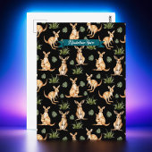 Carte Postale Cute Kangaroo Imprimer Amoureux des animaux Wallab