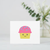 Carte Postale Cute Kawaii Cupcake (Debout devant)