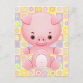 Carte Postale Cute Kawaii PINK Motif PostCARD (Devant)