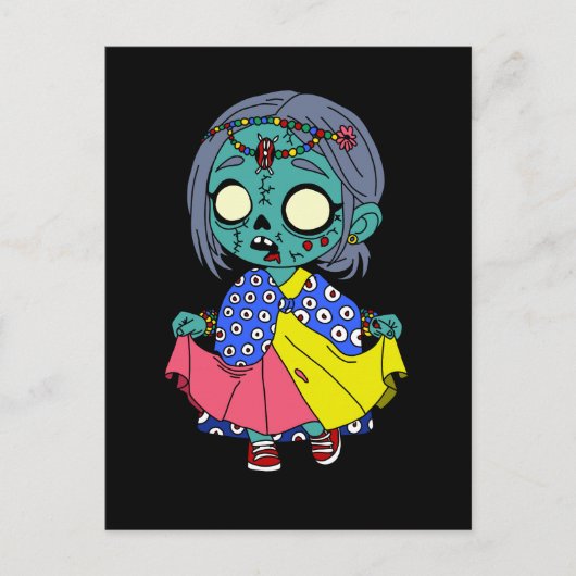 Carte Postale Cute kényan Zombie (Devant)