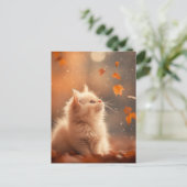 Carte Postale Cute Kitten Automne (Debout devant)
