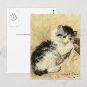 Carte Postale Cute Kitten par Ronner (Devant / Derrière)