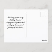 Carte Postale Cute Kitten with Bunny Ears photo (Dos)