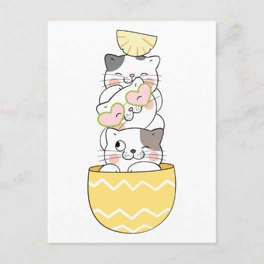 Carte Postale Cute Kittens (Devant)