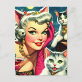 Carte Postale Cute Kittens Pin-up (Devant)