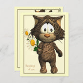 Carte Postale Cute Kitty (Devant / Derrière)