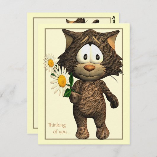 Carte Postale Cute Kitty (Devant / Derrière)