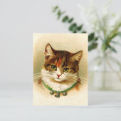 Carte Postale Cute kitty avec col de cloche (Debout devant)