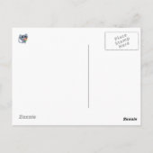 Carte Postale Cute Kitty Chat et fleurs (Dos)