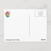 Carte Postale Cute Kitty Cupcake (Dos)