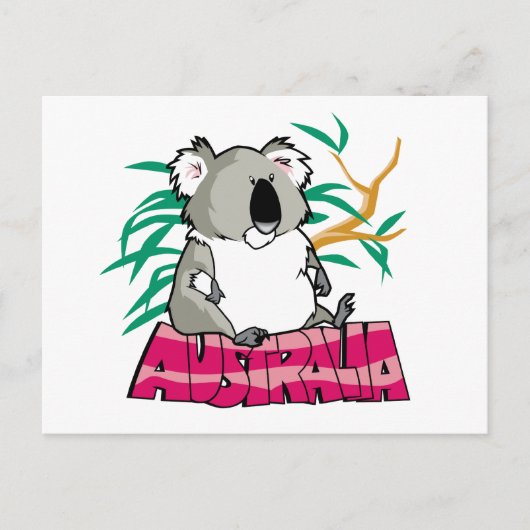 Carte Postale Cute Koala (Devant)