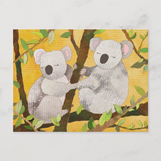 Carte Postale Cute Koala Bears en Australie (Devant)