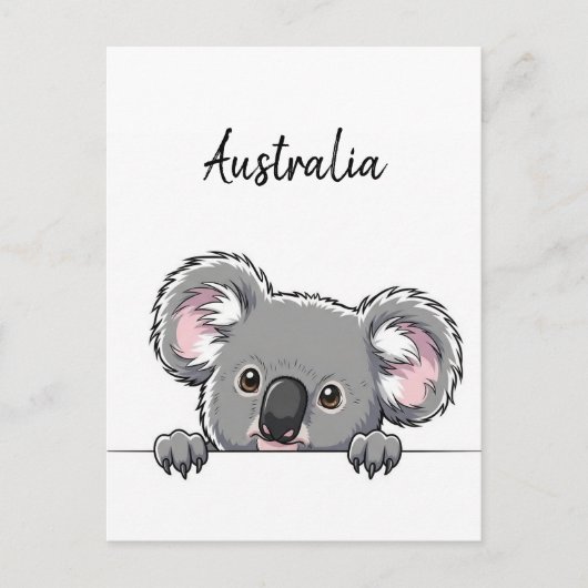 Carte Postale Cute Koala Travel (Devant)