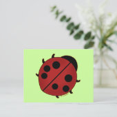 Carte Postale Cute Ladybug (Debout devant)