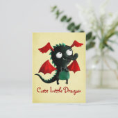 Carte Postale Cute Little Dragon (Debout devant)