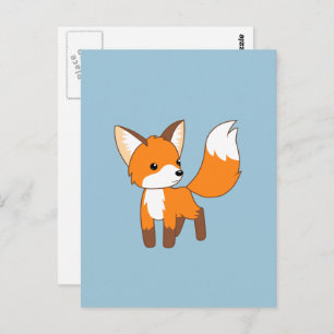 Carte Postale Cute Little Fox