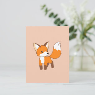 Carte Postale Cute Little Fox