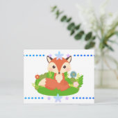 Carte Postale Cute Little Fox (Debout devant)
