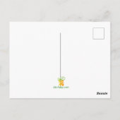 Carte Postale .Cute Llama Art Avec Lunettes. Et Art (Dos)