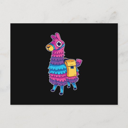 Carte Postale Cute Llama Pinata (Devant)