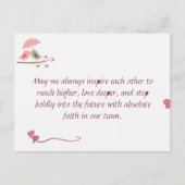 Carte Postale Cute Love Birds Postcard | Shared Future & Growth (Devant)