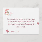 Carte Postale Cute Love Birds Postcard | Shared Future & Growth (Devant)