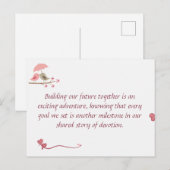 Carte Postale Cute Love Birds Postcard | Shared Future & Growth (Devant / Derrière)