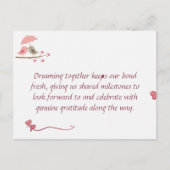Carte Postale Cute Love Birds Postcard | Shared Future & Growth (Devant)