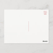 Carte Postale Cute Lovebirds Rouge Bourgogne Mariage Love Bride (Dos)