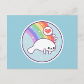 Carte Postale Cute Manatee (Devant)