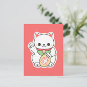 Carte Postale Cute Maneki Neko (Debout devant)