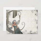 Carte Postale Cute manga fairy (Devant / Derrière)