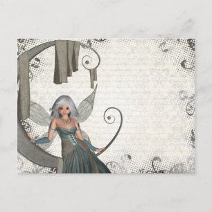 Carte Postale Cute manga fairy