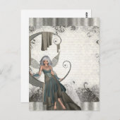 Carte Postale Cute manga fairy (Devant / Derrière)