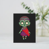 Carte Postale Cute Masai Zombie (Debout devant)