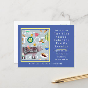 Carte Postale Cute, moderne Pique-nique familial customisé 