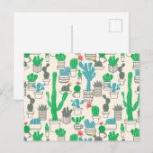 Carte Postale Cute Motif Floral naturel (Devant / Derrière)