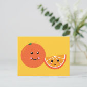 Carte Postale Cute Orange (Debout devant)
