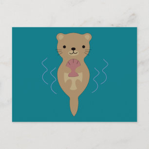 Carte Postale Cute Otter