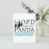 Carte Postale Cute ours Panda (Debout devant)