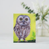 Carte Postale Cute Owl (Debout devant)