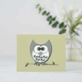 Carte Postale Cute Owl (Debout devant)