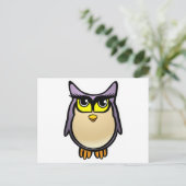 Carte Postale Cute Owl (Debout devant)